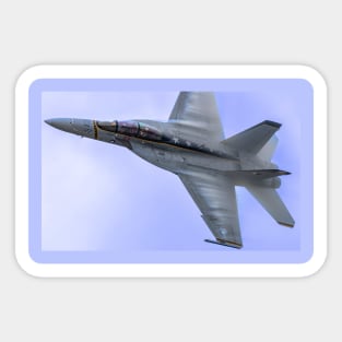 F/A-18 Super Hornet High-Speed Flyby With Vapor Sticker